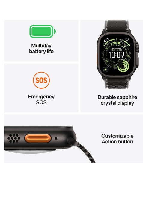 Apple Watch Ultra 3, 49mm,GPS + Cellular, Nou, Sigilat