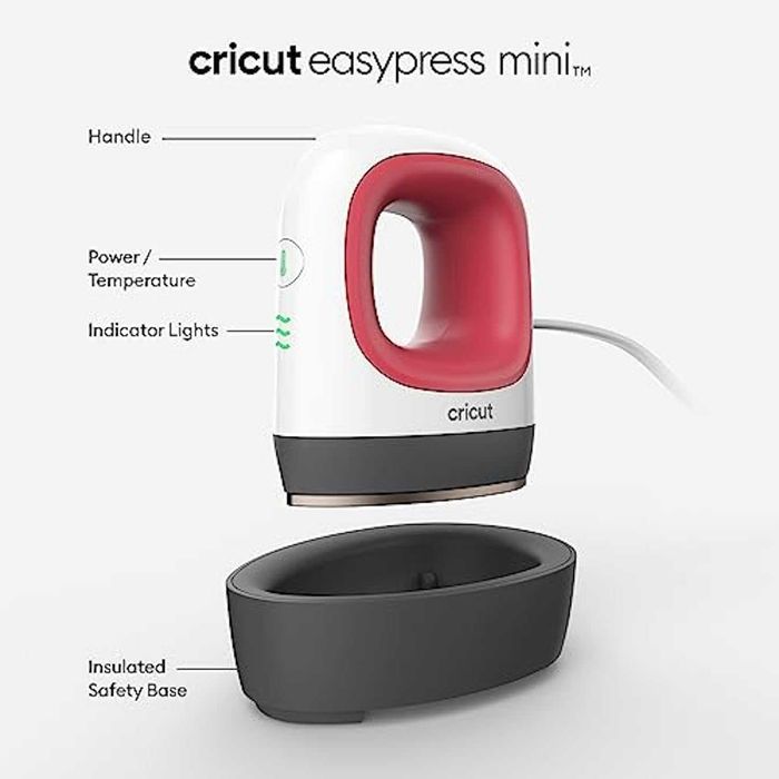 Cricut EasyPress Mini Компактна термопреса за печат върху винил