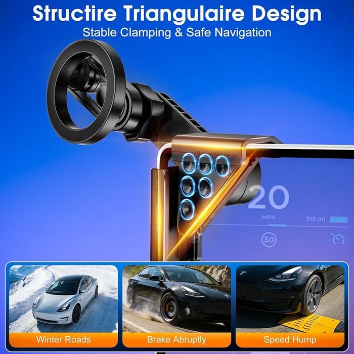 Suport de telefon pentru Tesla