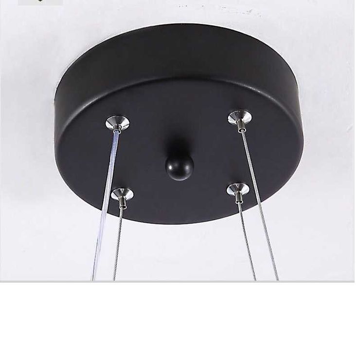 Луксозна LED лампа висок клас висяща димируема три цвята арфа