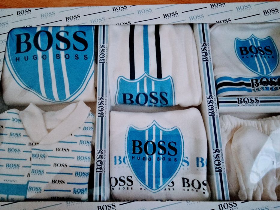 Set bebe 7 piese,bumbac,import Italia