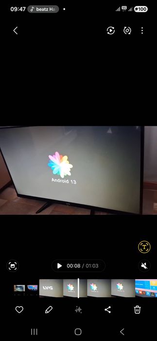 Телевизор LVG 32UD61 частично робочий