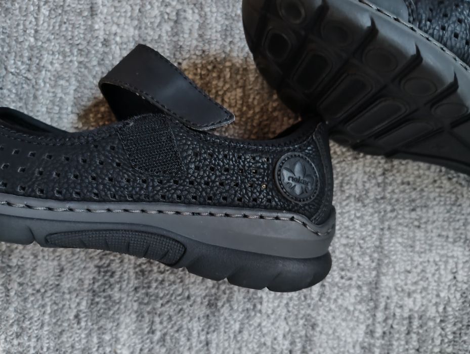 Papuci Rieker piele