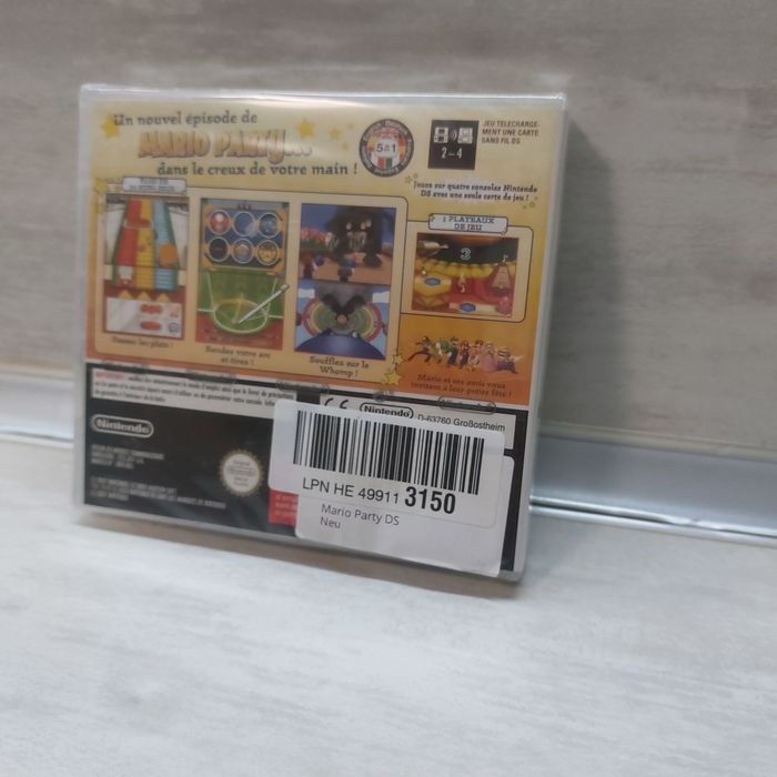 Фабрично ЗАПЕЧАТАНА Mario Party DS (Nintendo DS) | СРЕБРИСТА ЛЕНТА | НОВА Factory Sealed (PAL)