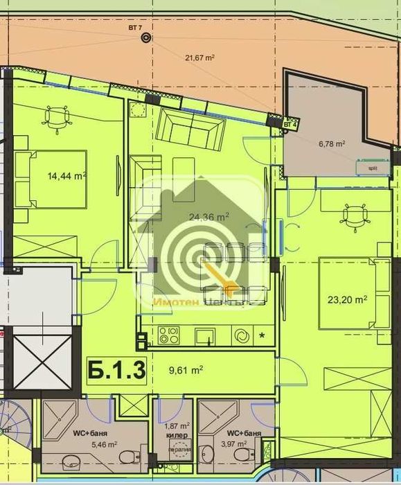 Продава се Тристаен апартамент в София, Витоша - 118 кв.м за 2712 €/кв.м - Снимка #8