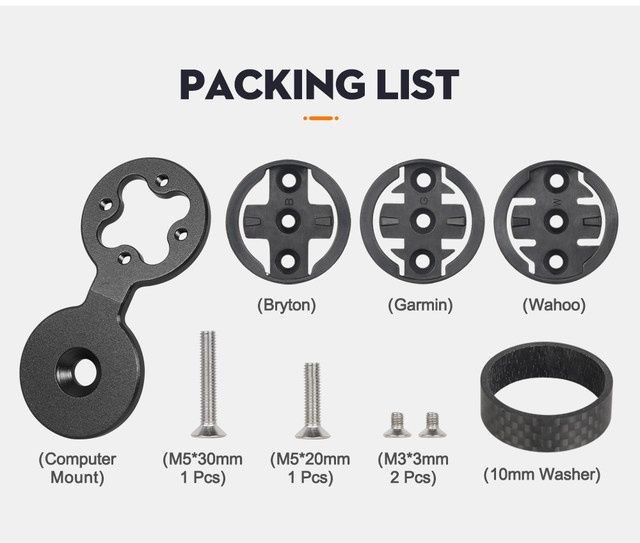 Suport aluminiu Garmin Bryton gps ciclocomputer pipa cuveta bicicleta