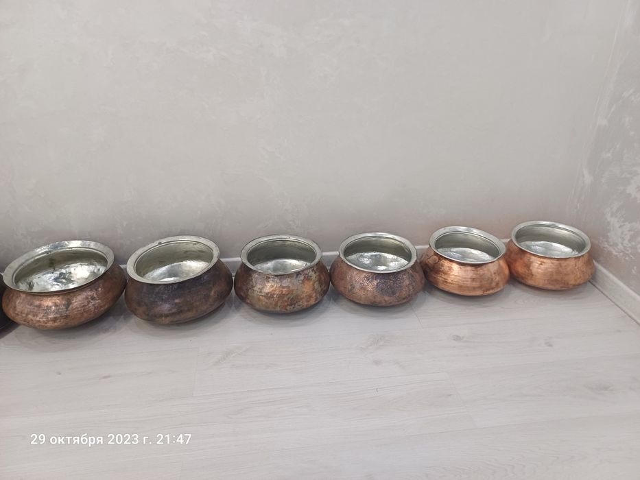 Мис казонлар кадимий Медний казан антикварний