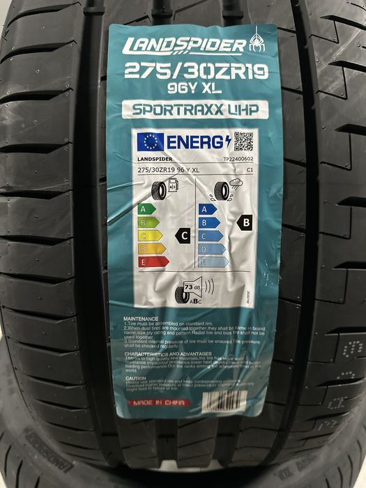 Нови летни гуми LANDSPIDER UHP 275/30R19 96Y XL НОВ DOT БОРД 2753019