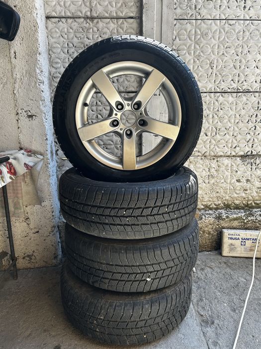 Roți iarnă 16” – jante aliaj 5x120 ET20 + cauciucuri Polaris