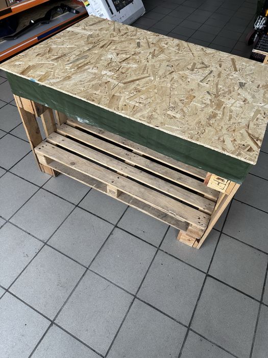 Masa din paleti cu placa OSB 8mm