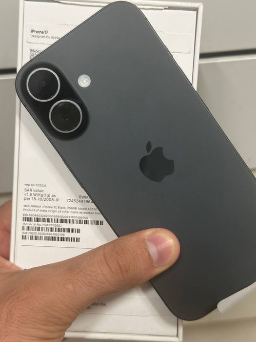 Iphone 17 Black 256/sim Yengi
