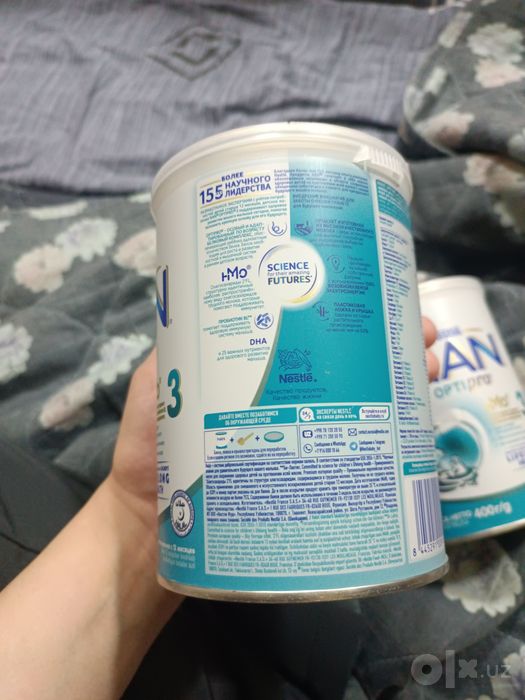 Смесь Nan opti pro 3  продам за 100 сум торг уместен новая не открыта.