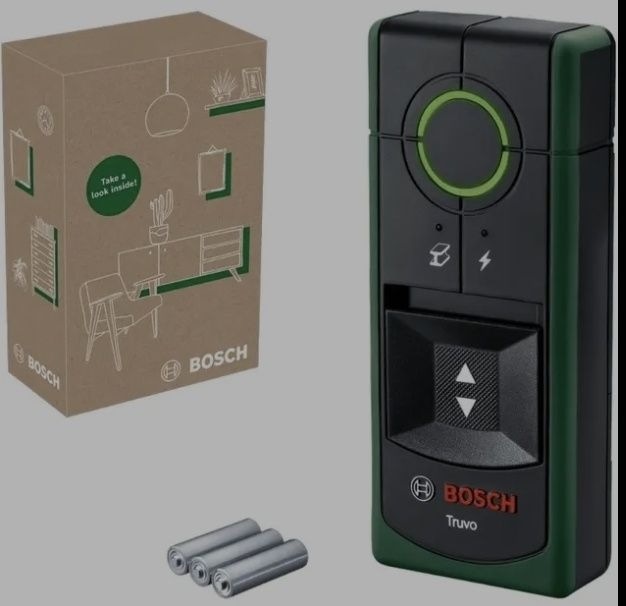 Bosch Truvo - Detector de metale cu 3 baterii alcaline, 70 mm