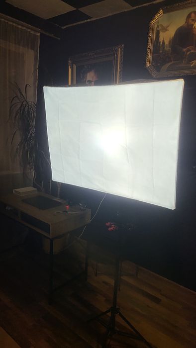 Софтбокс + лампа