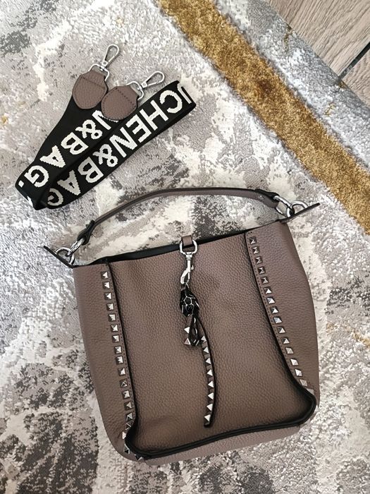 Стильная сумочка с головой леопарда