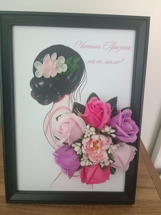 Картини със сапунени рози