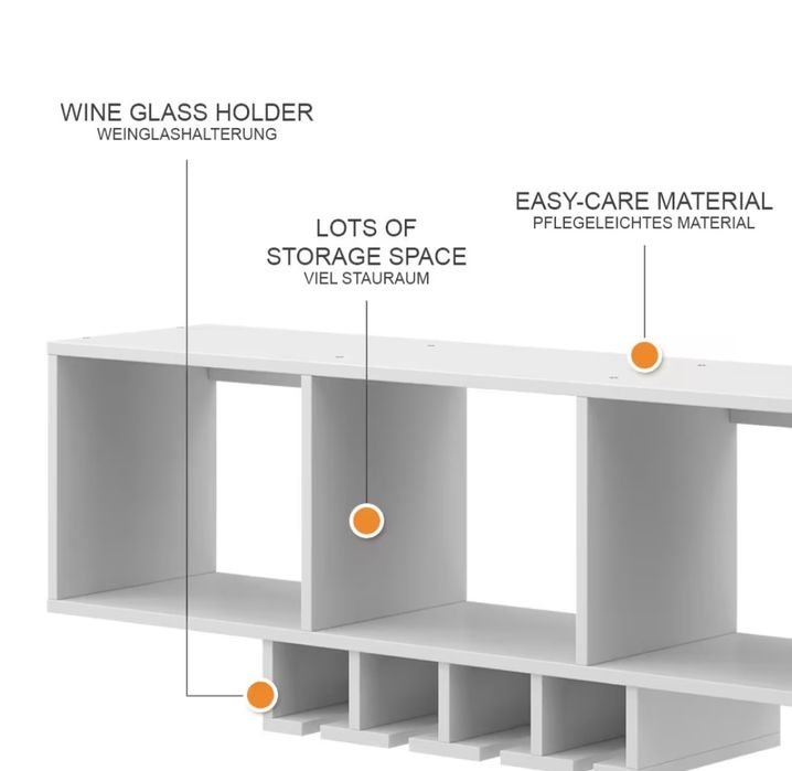 Етажерка за чаши за вино Vicco 7332