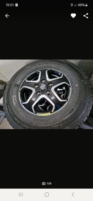 Jante Roti Ford Transit 235 65 16. C.  225 75 16C Continental Michelin