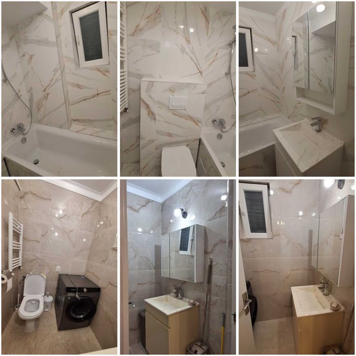 Apartament unic cu 2 camere, 2 bai si curte individuala