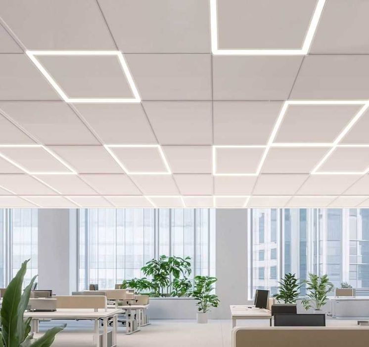 ЛЕД панел рамка 60х60см за красиво осветление на окачен таван