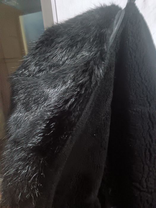 дубленка 54/56 размер воротник бобер