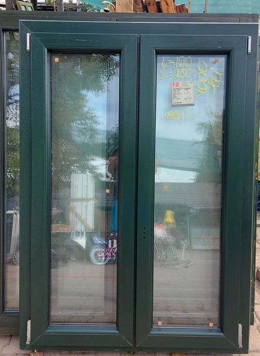 Ferestre second-hand din LEMN sau PVC cu geamuri TERMOPAN