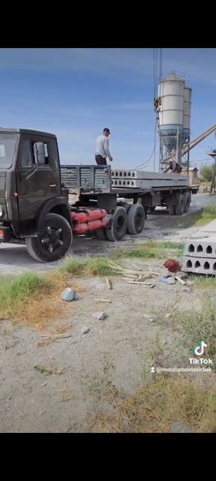 КамАЗ тегач прицеп