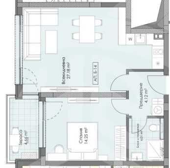 Двустаен апаррамет Остромила 592-19402