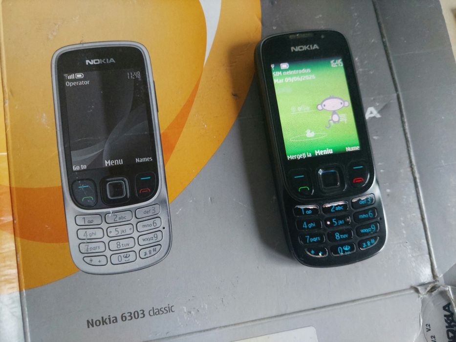 Vând Nokia 6303 Black la cutie FULL BOX [NEcodat] //poze reale