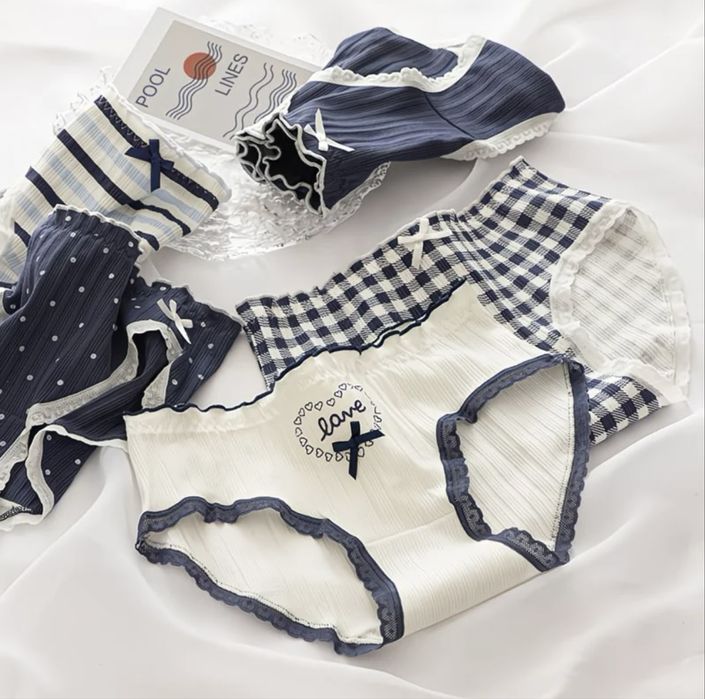 Женские хлопковые трусики - мягкие и удобные. Ayollar ichun paxtali ic