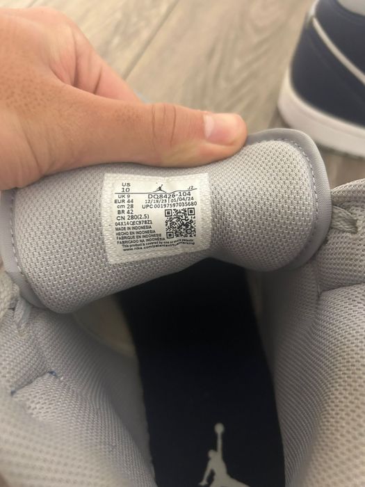 Air Jordan 1 Wolf Gray Midnight Navy ,marimea 44