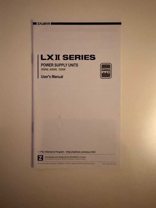 Zalman ZM700-LXII 700W 80 PLUS
