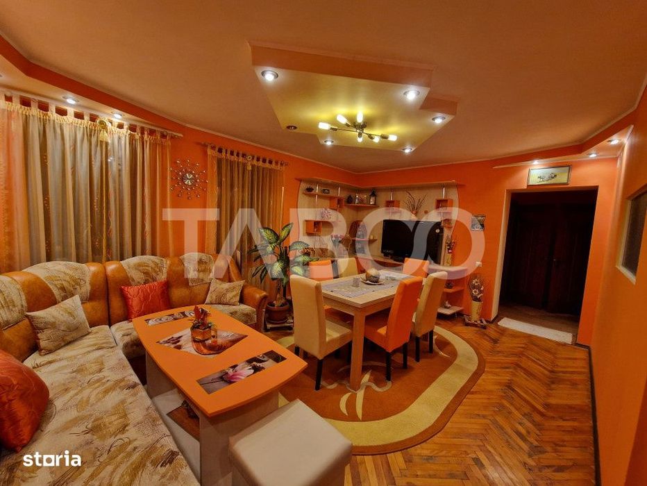 Apartament 89 mpu 4 camere 2 bai loc parcare si pivnita central Sibiu — fotografia 1
