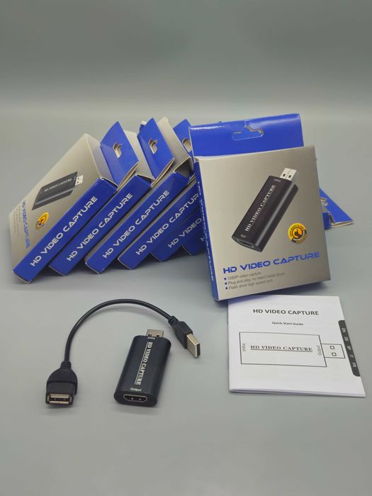 Видео Кепчър карта USB 3.0 флашка 4K аудио видео HDMI USB capture card