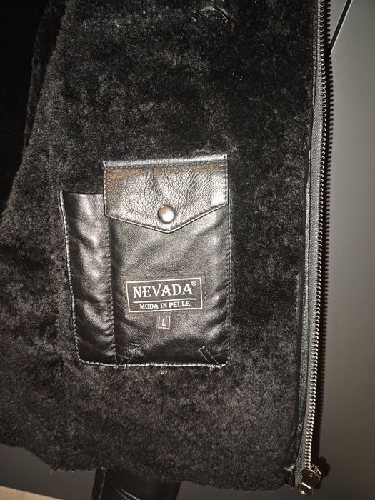 Мужская кожаная дубленка