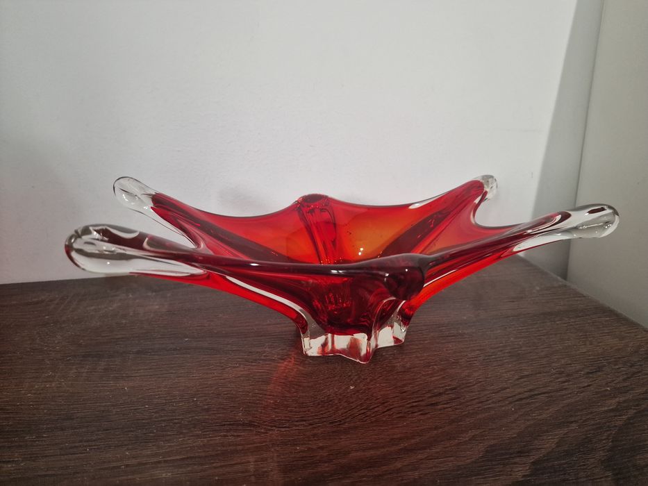 Bol Fructiera Cristal MURANO Italy 1970