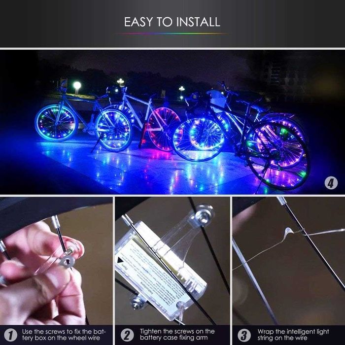 LED Светлини за велосипеди, многоцветни  OEM