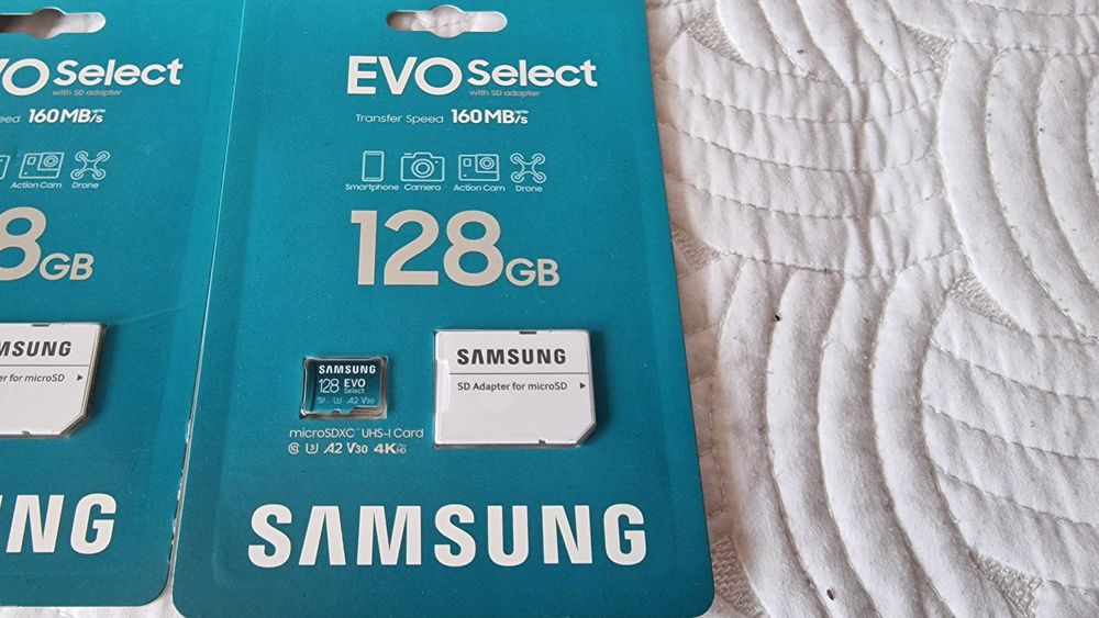 Samsung EVO Select (2024) Card MicroSD 128GB pentru UHS-I U3, 160MB/s