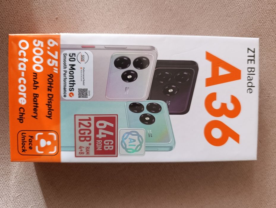 Смартфон  ZTE Blade A36