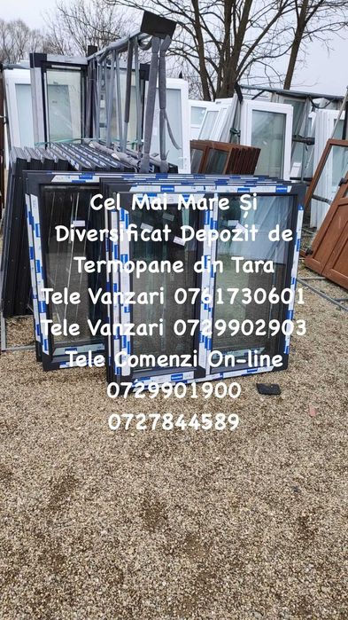 Usi geamuri termopan noi culoare gri antracit de la 400 lei