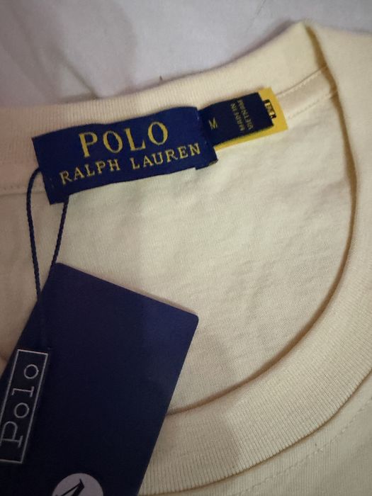 Tricou polo ralph lauren crem M