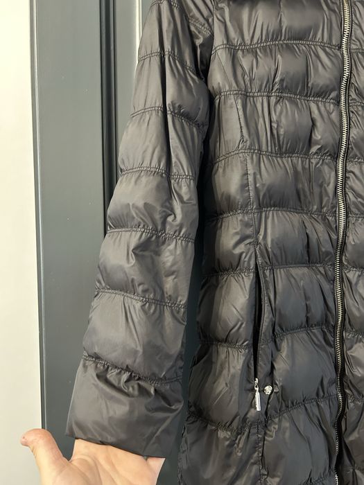 Geaca lunga blana Massimo Dutti XS