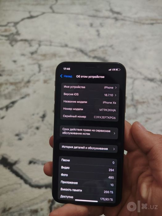 Iphone xs 256 yomkst 72%
