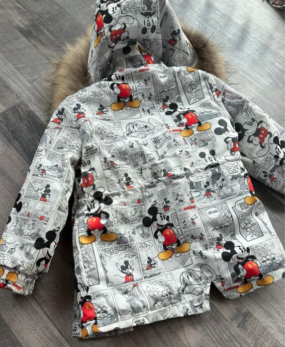 Детско яке с естествен пух