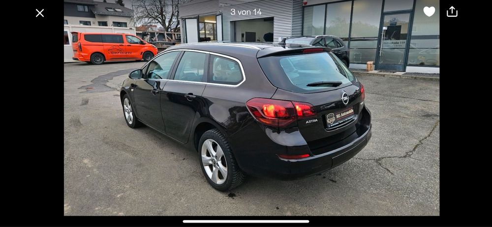 Opel Astra J 2.0d, 165cp, an 2011,euro 5