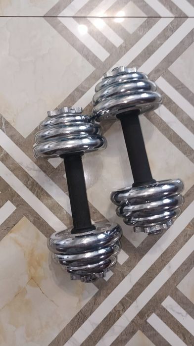 Гантели разборные пара. 14 кг вес