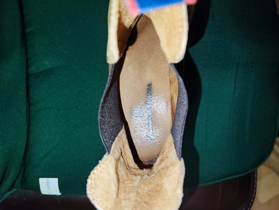 Зимни боти от естествена кожа