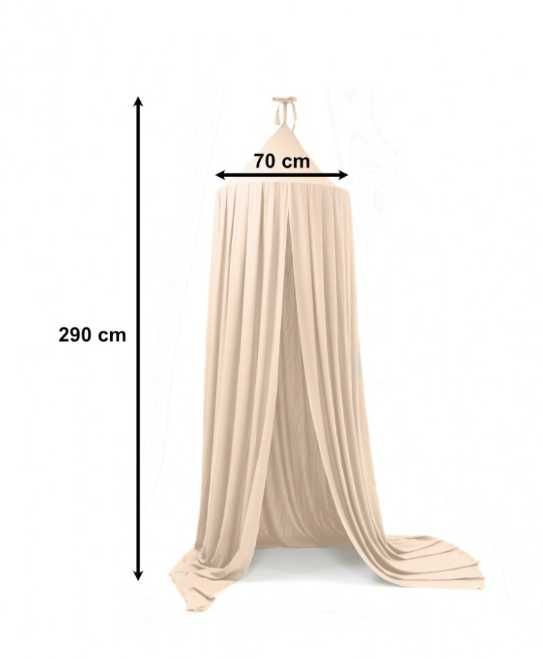 Детска висяща палатка с балдахин 290см бежово