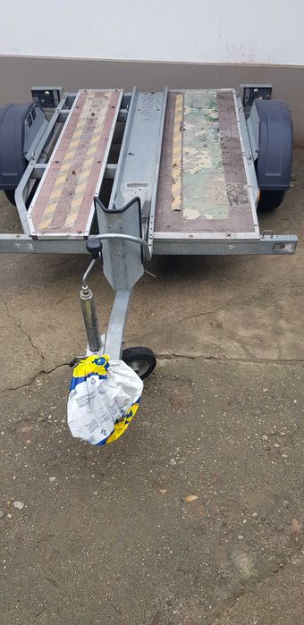 Vand remorca moto sau atv basculabila