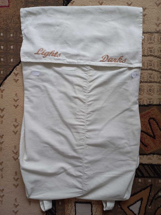 Cos / sac de rufe VINTAGE, foarte VERSATIL, din bumbac 100%, brodat